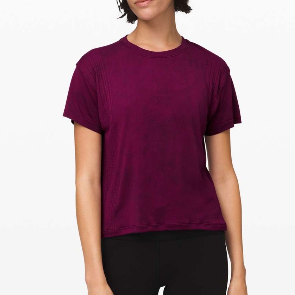 Maroon Lululemon Shirt